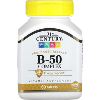 21e eeuw, B-50 Complex, Tabletten met verlengde afgifte, 60 tabletten
