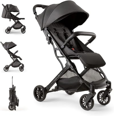 Lichte Kinderwagen met Verstelbare Kap en Vierwielvering tot 22 kg