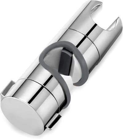 Ynkkvre - Glijstuk voor Douchestang - Handdouche-beugel - Verstelbare Handdouche - Douchekop Douchekop houder - 360° volledig draaibaar - Eenvoudige toolvrije installatie - Universeel geschikt voor 24mm douchestangen - Robuust ABS materiaal