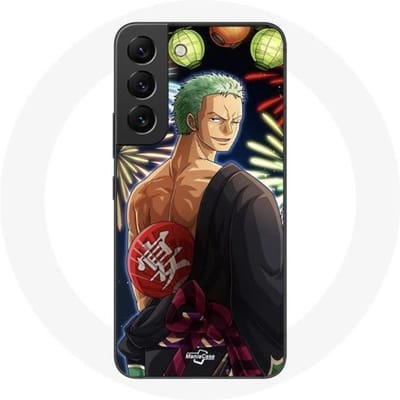 Coque - Maniacase - Samsung Galaxy S21 FE - One Piece Joyeux Noël - Anime Manga - Souple noir