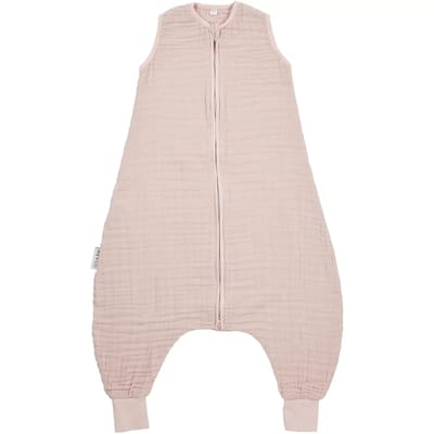 Meyco Baby Uni baby zomer slaapoverall jumper - pre-washed hydrofiel - soft pink - 92cm - 0.5 TOG
