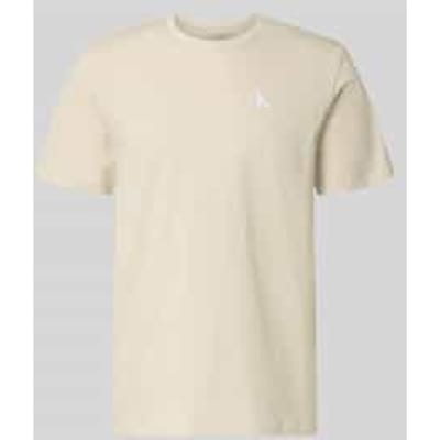 Calvin Klein Short Sleeve 30s Classic Back Print Tee Oatmeal Größe: S | Basic T-Shirts Outlet | Herren