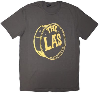The LA's - Yellow Drum Head Logo Heren Tshirt - S - Grijs