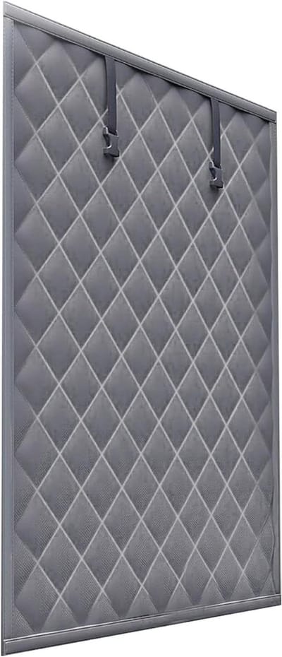 Raam isolatie - Winter isolatie - Warmte behouden - Meerlaagse isolatie - 25x23 cm - Wit