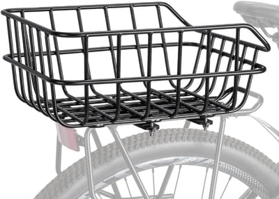 CLVP® Fietskrat - Fietsmand - Zwart