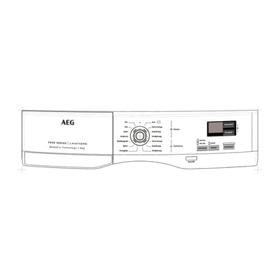 AEG controlepaneel, wit, AEG 140201224015