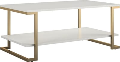 Camila-Salontafel - 1-Plank - Wit MDF