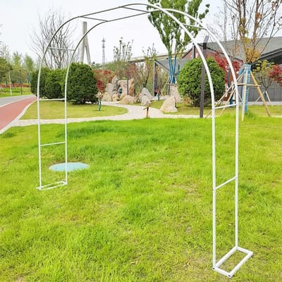 Metalen Tuinboog voor Klimplanten en Rozen - Weerbestendige Prieel voor Tuindecoratie