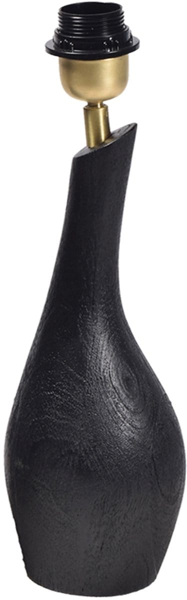 by Mooss - Tafellamp - Zwart - Hoogglans - Chique - Organisch - 38cm