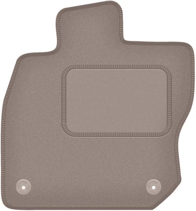 Beige bestuurdersmat voor: Skoda Octavia IV E-Tec sedan, stationwagen, liftback (2020-)