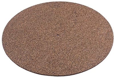 Allecto - Kurk & Rubber Draaitafel Platte Mat - Anti-Statisch - 300 mm - Verbeter Geluidskwaliteit - Geschikt voor LP Vinyl Records