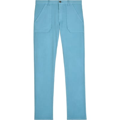 BA&SH Pantalon Csally Bleu Maat: S | Straight Broeken Outlet | Dames | Blauw