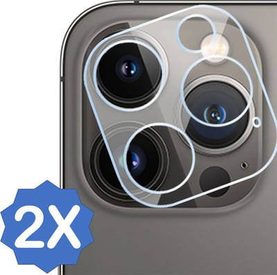 2x Geschikt voor iPhone 14 / 14 Plus Camera Screenprotector - Geschikt voor iPhone 14 / 14 Plus Screen Protector Gehard Glas Camera Cover