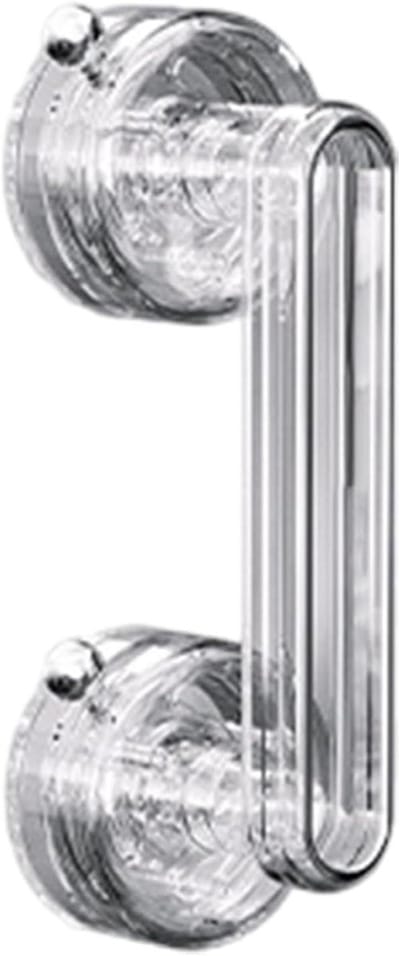 Zuignap Handgrepen - Veiligheidsgreep Douche - Veiligheid Thuis - Dubbele Zuignappen - 18 cm - Transparant