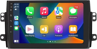 Autoradio met bluetooth - Carplay - Voor Suzuki SX4 en Fiat Sedici (2006-2013) - Geschikt voor Apple en Android - Stereo - Navigatie - Navigatiesysteem auto - 2GB 32GB