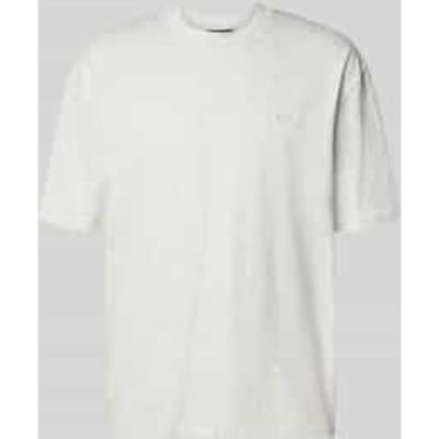 Oversized T-shirt met Labelstitching