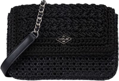 REPLAY schoudertas Crossbody Bag Black zwart