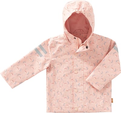 Fresk Regenjas voor Kinderen 4 yrs - Ritssluiting - Reflectoren - Kinderjas met Capuchon - Waterdichte Jas - Ademend - Bionic Finish - Jongens - Groen - Bear