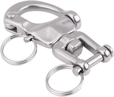 Allecto Plus - RVS Jaw Swivel Shackle voor Zeiljacht (70 mm) - Duurzaam Ontwerp - Maritieme Accessoires