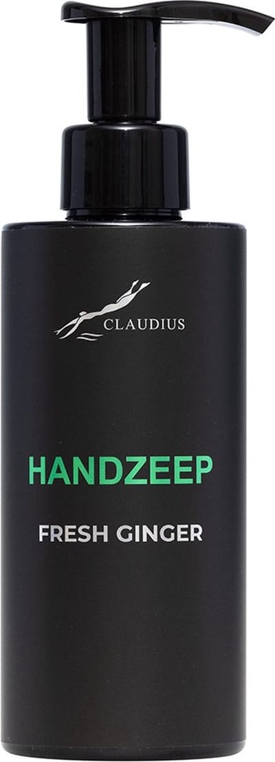 Handzeep Fresh Ginger 300 ml - met pomp - zwarte fles