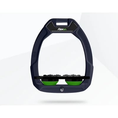 Veiligheidsstijgbeugels Plat Ultra Grip Marine/Zwart/Groen Flex-On Safe-On