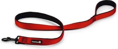 Beeztees Parinca Premium - Hondenriem - Rood - 120 cm x 25 mm