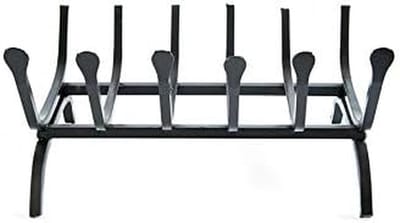Smeedijzeren Houtrooster 40 cm voor Open Haard en Kachel