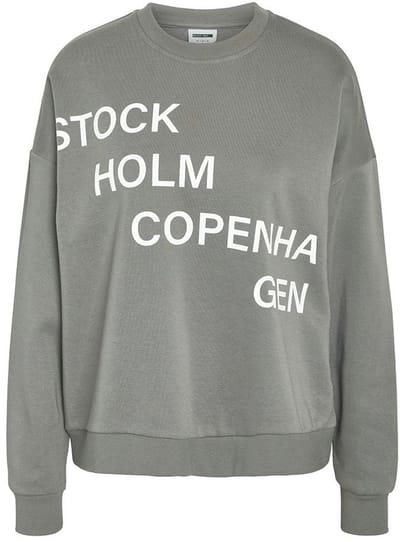 Noisy May Acia Sweatshirt Grijs M Vrouw