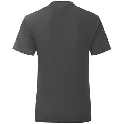 Fruit of the Loom Iconisch T-shirt voor heren (set van 5) (Licht Grafietgrijs)