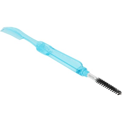 10 Stuks Wimpers Borstel Kam Mini 2 Gebruik Draagbaar Herbruikbaar Wenkbrauw Cosmetisch Make-up Gereedschap Blauw blauw