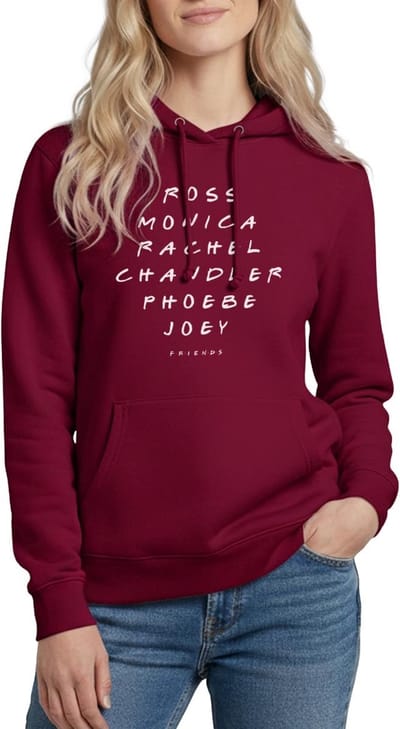 Friends Ross Monica Rachel Chandler Phoebe Joey Hoodie Dames