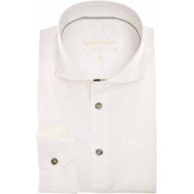 Ledub Business hemd lange mouw Beige LE25230/301 SF5 0143421/920-550-000