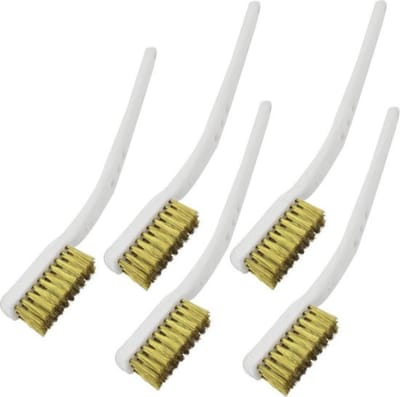 Koperborstel - Bougieborstel - Messingborstel - Koperen Borstels Voor Industriële Apparaten - 5 Stuks