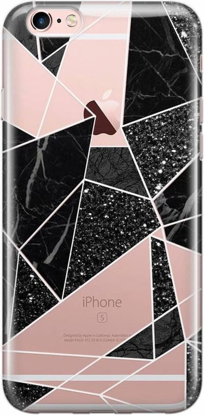 Casimoda® hoesje - Geschikt voor iPhone 6/6s - Abstract Painted - telefoonhoesje - Backcover - Transparant - Multi
