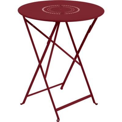 Fermob FLOREAL tafel - 43 chili mat - Ø 60 cm