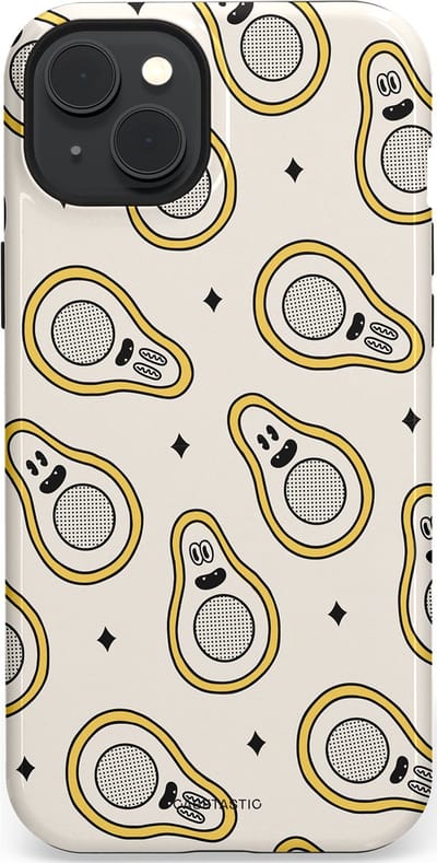 Casetastic Hoesje Geschikt voor Apple iPhone 15 Plus Magsafe - Stijlvolle Beschermende Duo-layer Case - Vegycado