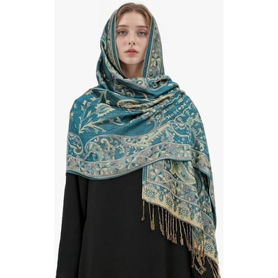 Bohemia Pashmina Hijab Sjaal Lange Moslim Kasjmier Sjaal Vrouwen Foulard Zachte Turban Hoofddoeken Voor Vrouwen Hoofdband Luxe gray