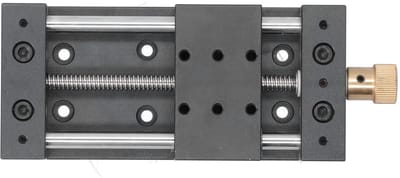 Dailygoods- Podiumactuator 75 Mm - Lineaire Bewegingsrail - Aluminiumlegering - Hoge Nauwkeurigheid - 10 Kg Laadgewicht - Eenvoudige Installatie - Lineaire Rail