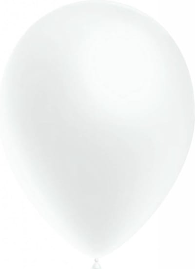 Balloonia - Witte Ballonnen Metallic 30cm 10st - Default
