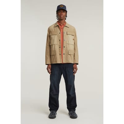 G-Star 4 Pkt Overshirt Toggee Size: M | Light Jackets Outlet | Heren | Beige
