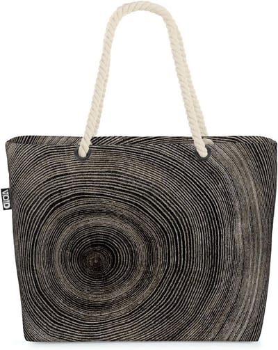 Grote Canvas Strandtas en Shopper met Stevige Handvatten