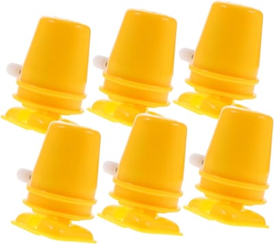 Kleine Klokwerk Bewegingen - DIY Accessoires - Robot Speelgoed Maken - Eenvoudig Te Installeren - 6 Stuks - Geel