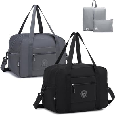Reisbagage Handbagage 40x30x25 Voor Eurowings en Vliegtuig Weekendtas Sporttas 30L Opvouwbare Koffer met Toilettas Waterdichte Handtas voor Mannen en Vrouwen