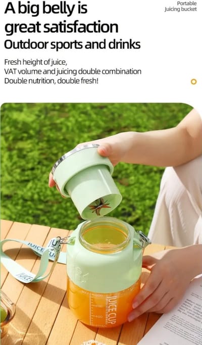 Sapbeker automatisch mooie uitstraling 800 ml krachtige motor overal mee te nemen
