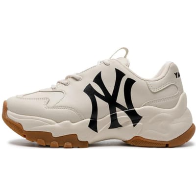 MLB Big Ball Chunky Mode Casual Hoogte Verhogend Lage Top Dad Schoenen Unisex Sneakers Licht-Beige 3ASHC104N-50BGL 37.5 gray