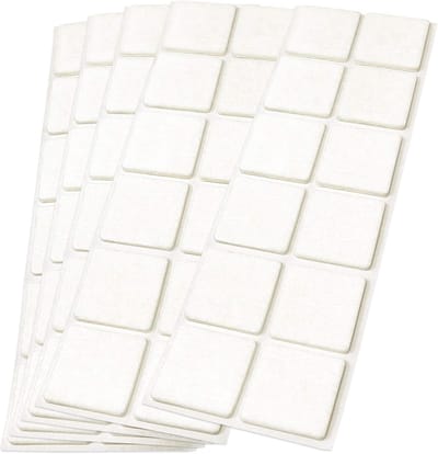 Zelfklevende Viltglijders 60 stuks - 35x35 mm - Meubelbescherming en Vloerbescherming