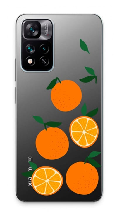 Case Company® - Hoesje geschikt voor Xiaomi 11i hoesje - Will you be my clementine - Soft Cover Telefoonhoesje - Bescherming aan alle Kanten en Schermrand