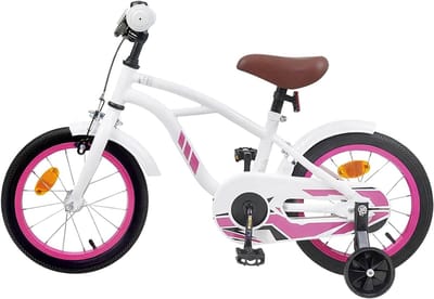 Kinderfiets - Loopfiets jeugd - Leren fietsen - Verstelbaar zadel en stuur - 12 inch - Wit