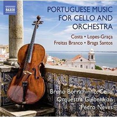 CD BRUNO BORRALHINHO, ORQUESTRA GULBEN - Portugese Muziek Voor Cello En Orch 8573461 Naxos 2016 Europa Klassiek Gebruikt