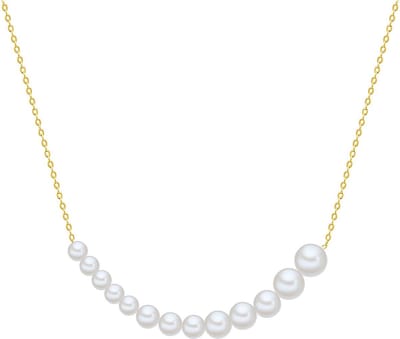 Valero Pearls damesketting 925 zilveren zoet water parel One Size 88354991